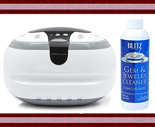 Ultrasonic Jewelry Cleaner By Bogue Systems + Blitz Liquid Jewelry and ...