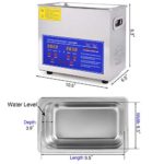 Seeutek Professional Ultrasonic Cleaner 3.2L with Digital Timer and Heater 304 Stainless Steel for Jewelry Rings Diamond Watch Glasses Circuit Board Dentures Small Parts Dental Instrument