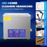 Commercial Ultrasonic Parts Cleaner 6l,Stainless Steel Lab Digital Professional Ultrasonic Parts Cleaner,110v Large Sonic Machine Cleaner for Jewelry Watch Automotive Parts Carburetor