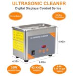 Kendal Commercial Grade 35watts 600ml Ultrasonic Cleaner 40kHz with Digital Timer Cleaning Machine,for Watch Instruments Industrial Parts Excellent Cleaner Solution